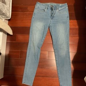 american eagle high rise jeggings 6